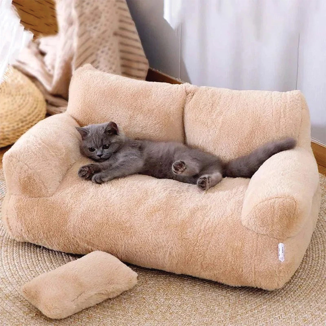 Plush Sofa Pet Bed