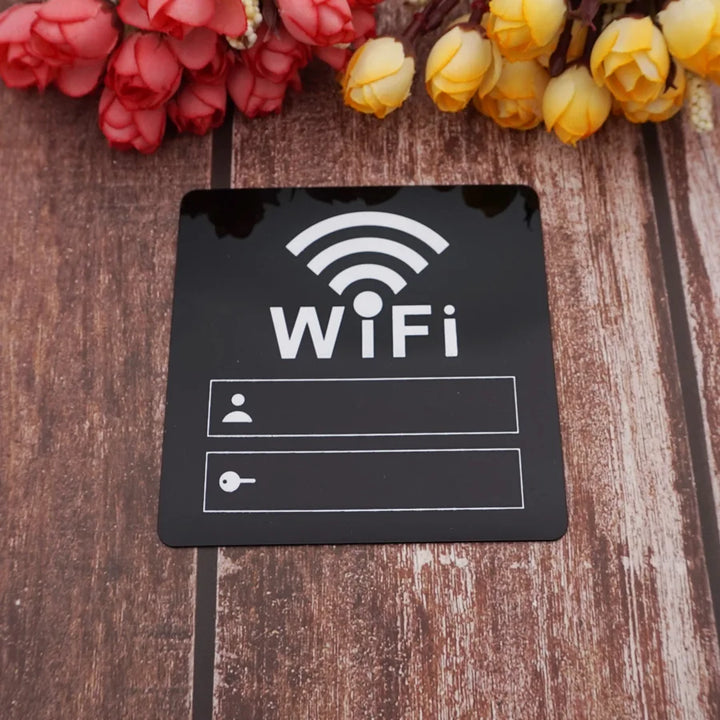 Wi-Fi info Sign