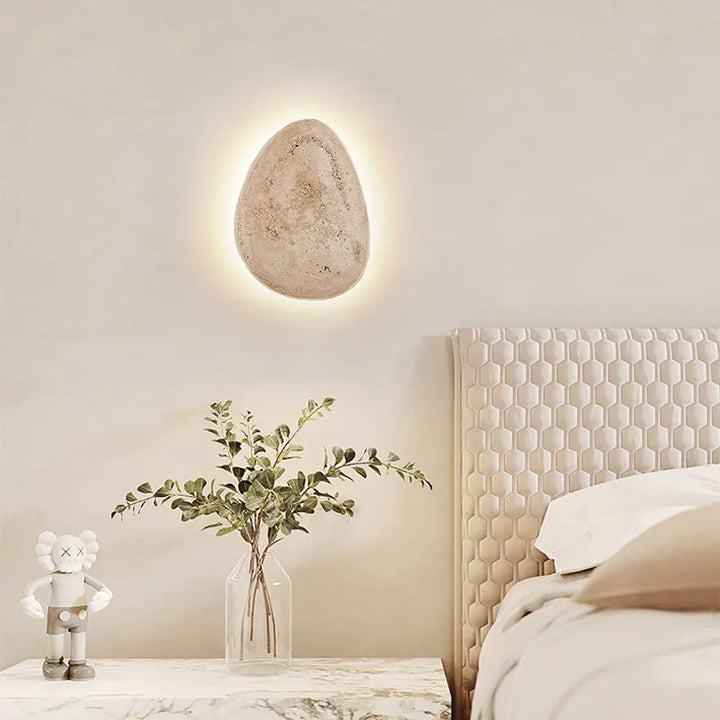 Yellow Cave Stone LED Wall Lamp