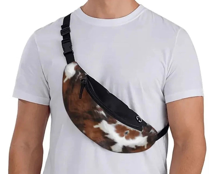 Cowhide Leather Fanny Pack