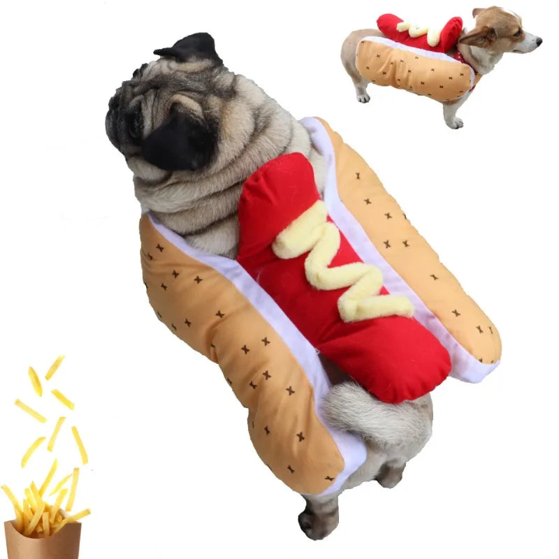 Pet Halloween Hot Dog Costumes