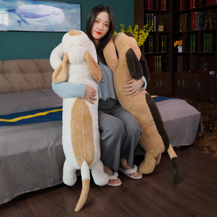 Giant Plush Sleeping Dog Toy