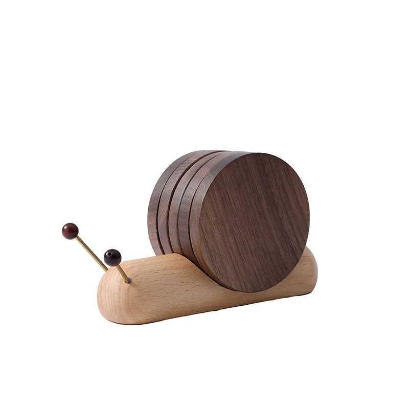 Snail Wood Cup Placemats