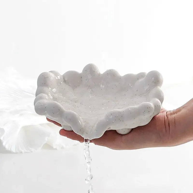 Ceramic Drain Soap Dish