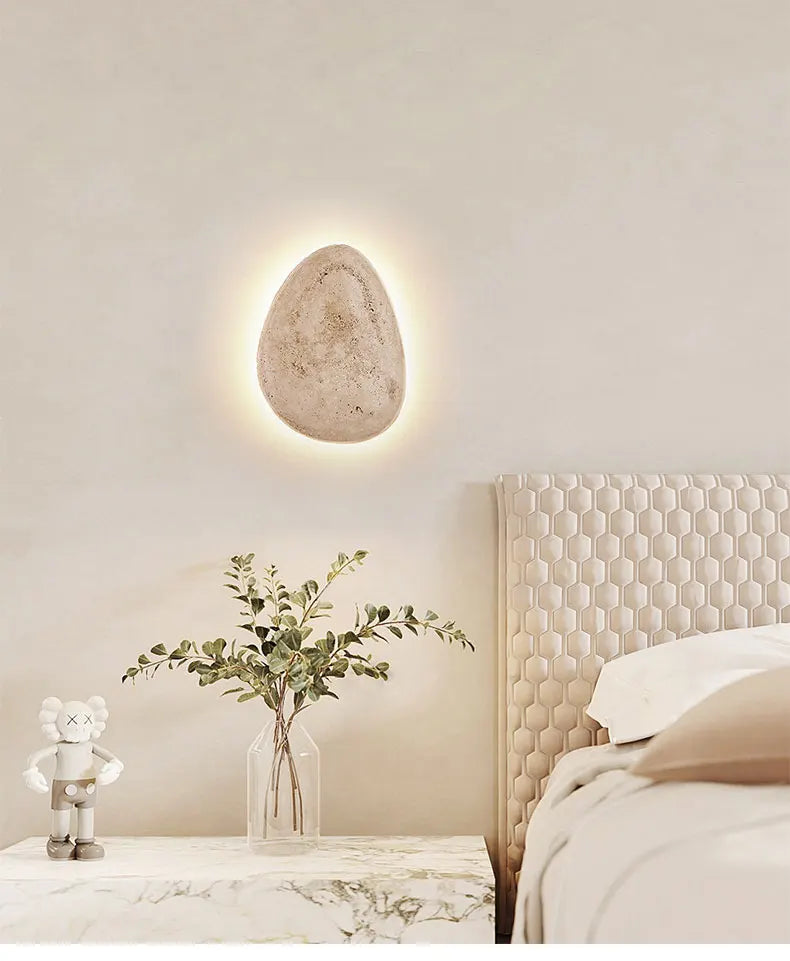 Yellow Cave Stone LED Wall Lamp