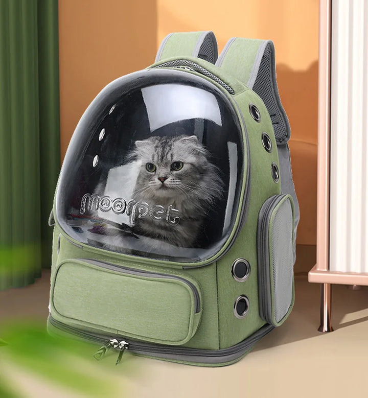 Transparent Pet Cat Carrier Bag Outdoor