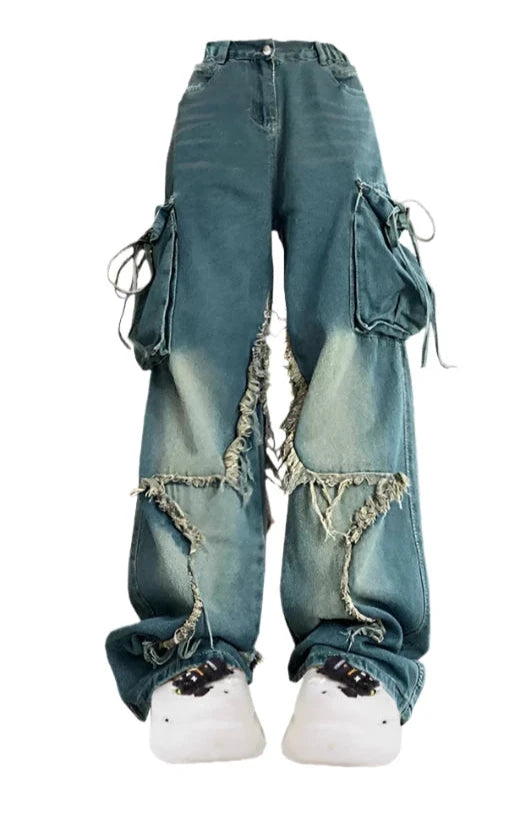 Vintage Cargo Jeans Baggy