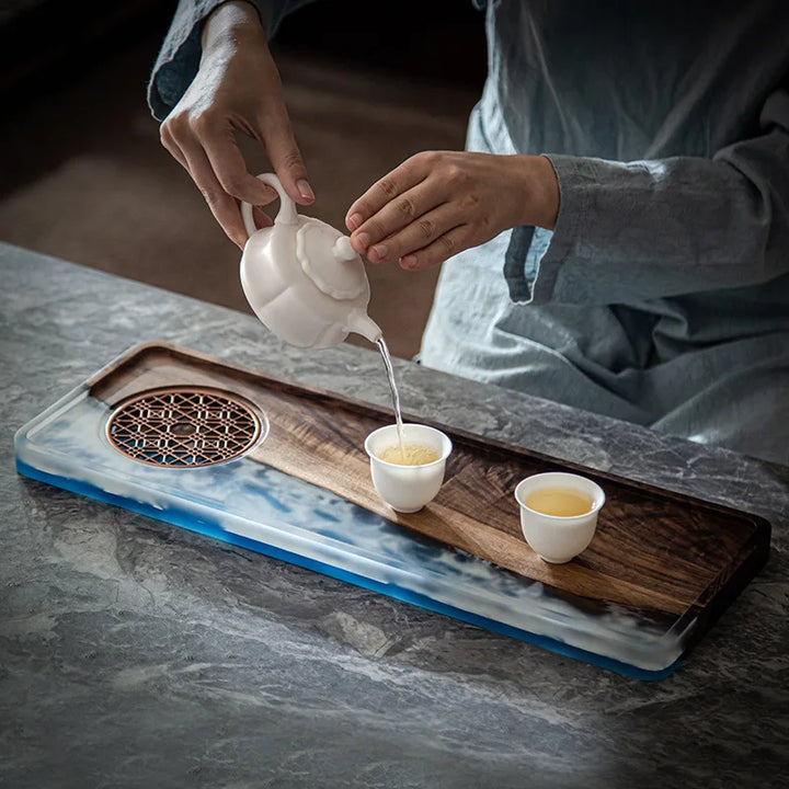 Walnut Resin Tray