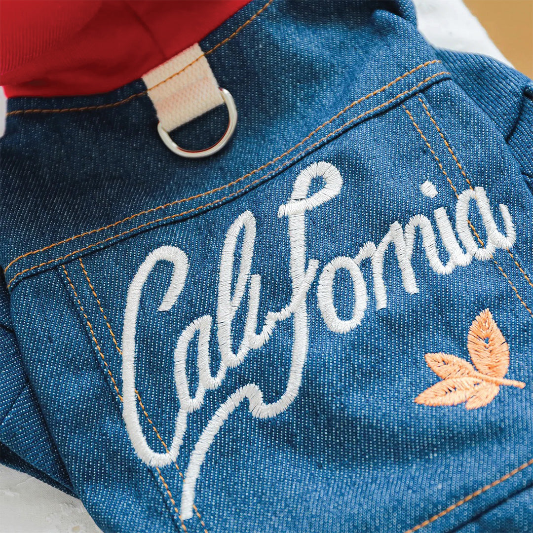 California Denim Dog Jacket