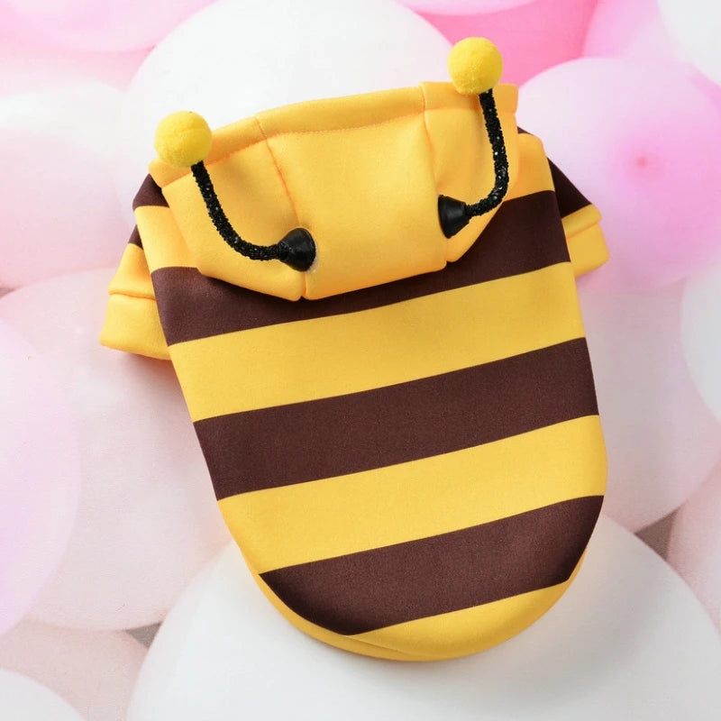 Hoodie Bees Pet Clothes