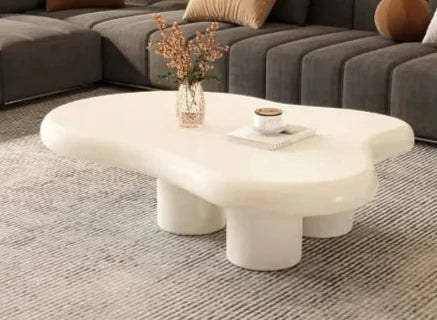 Modern White Cloud Coffee Table