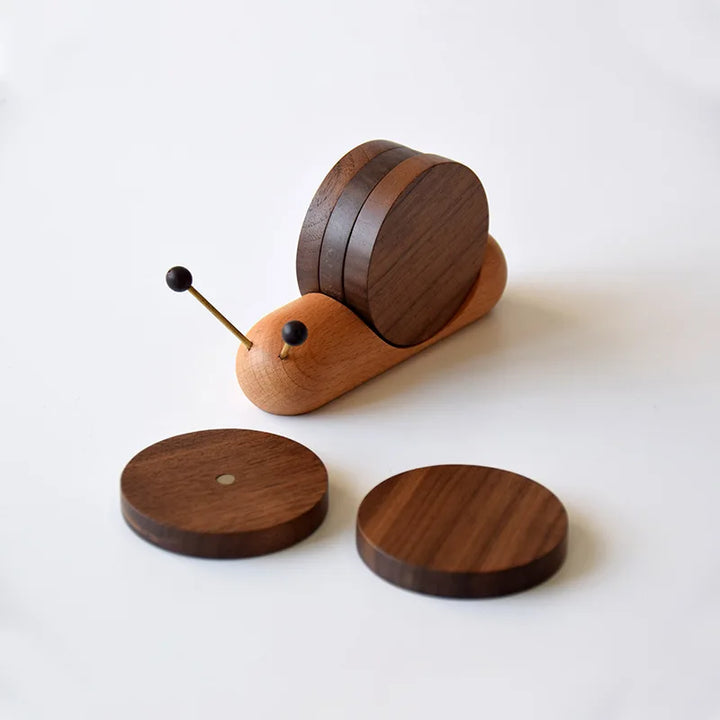 Snail Wood Cup Placemats