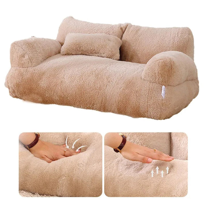 Plush Sofa Pet Bed