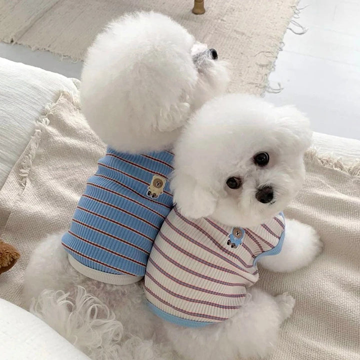 Cute Pet Vest Striped Dog Clothes