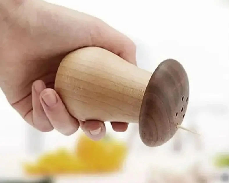 Walnut Toothpick Holder Dispenser