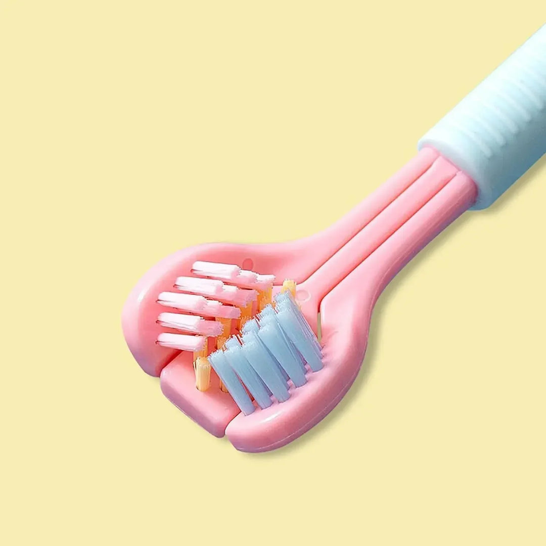 Three Sided Soft Hair Tooth Toothbrush