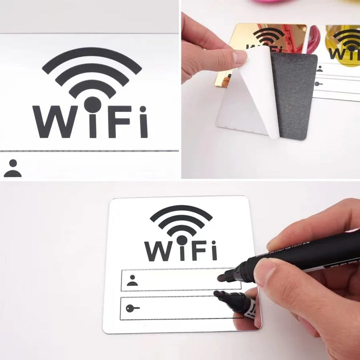 Wi-Fi info Sign