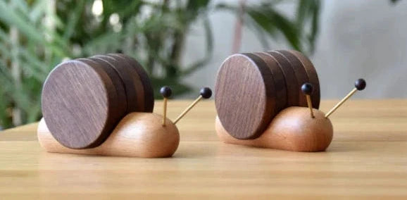 Snail Wood Cup Placemats