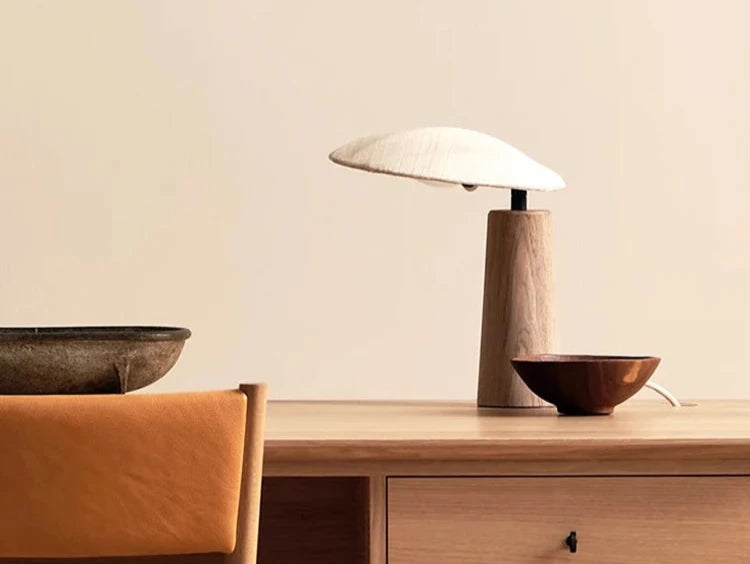 Wabi Sabi Solid Wood Table Lamp