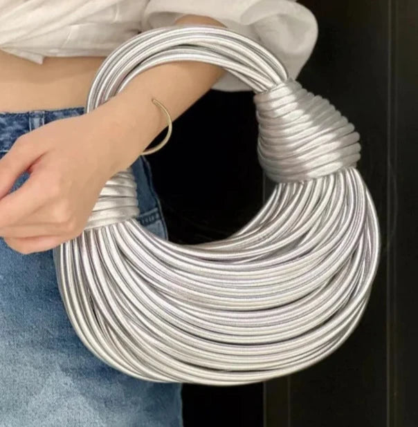 Hobo Noodle Bags Rope Knotted