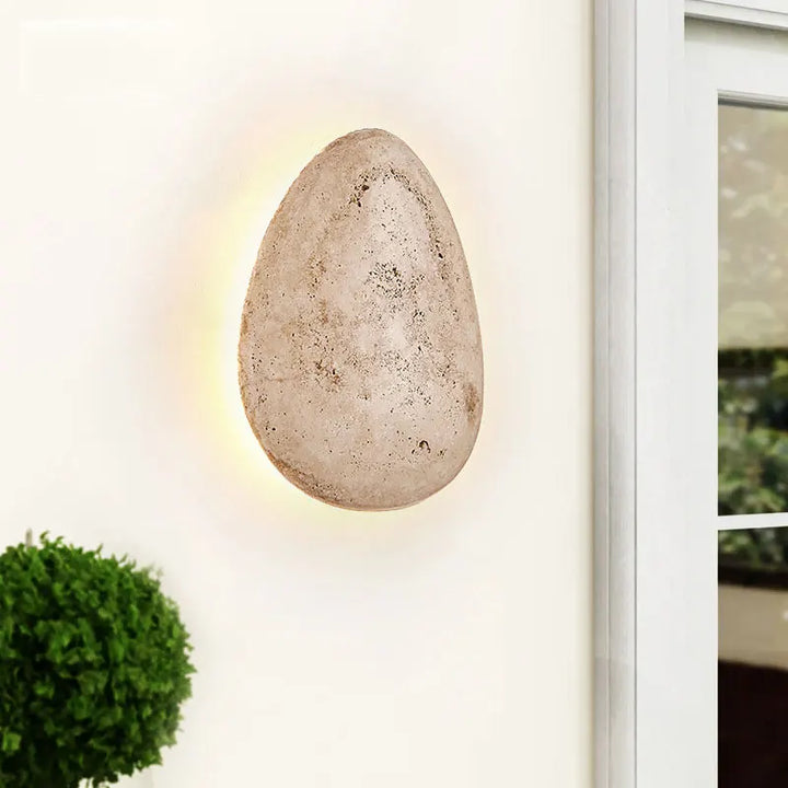 Yellow Cave Stone LED Wall Lamp