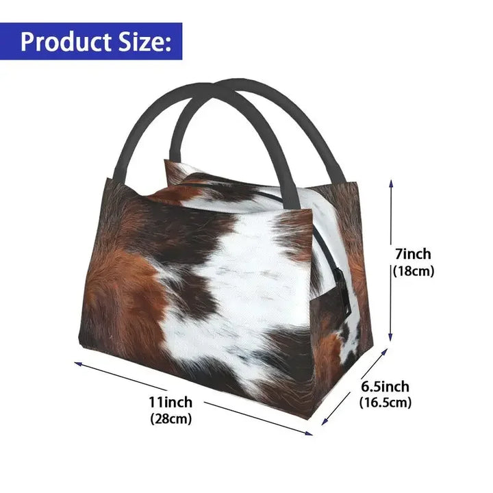 Scottish Cowhide Lunch Bag