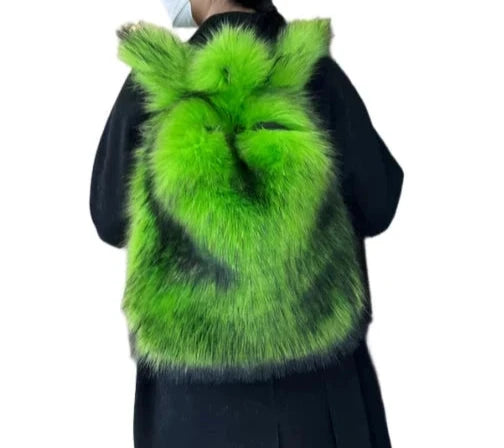 Y2K Fur Backpacks