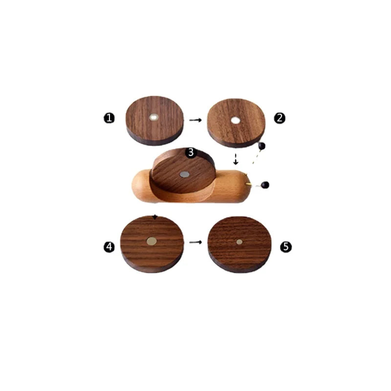 Snail Wood Cup Placemats