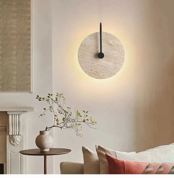 Wabi Sabi Cave Stone Wall Lamp