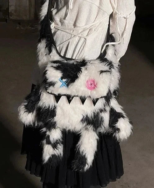 Furry Monsters Crossbody Bolso Bag