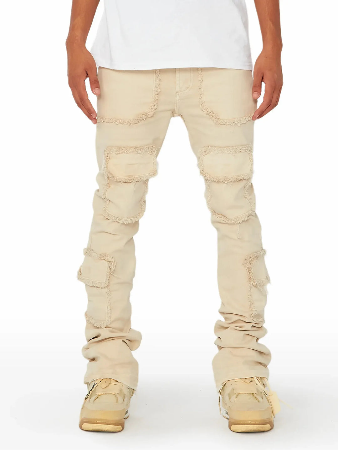 Multi-pockets Denim Pants