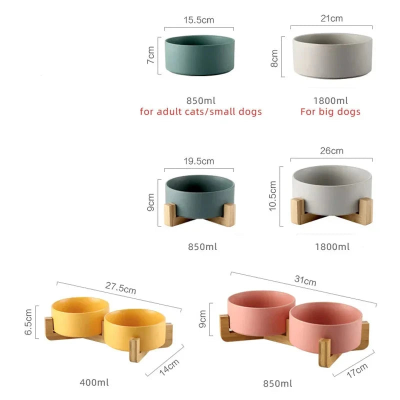 Ceramic Pet Feeding Bowl