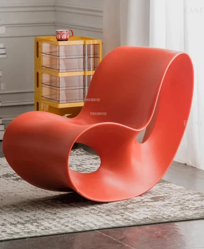 European Plastic Rocking Chair