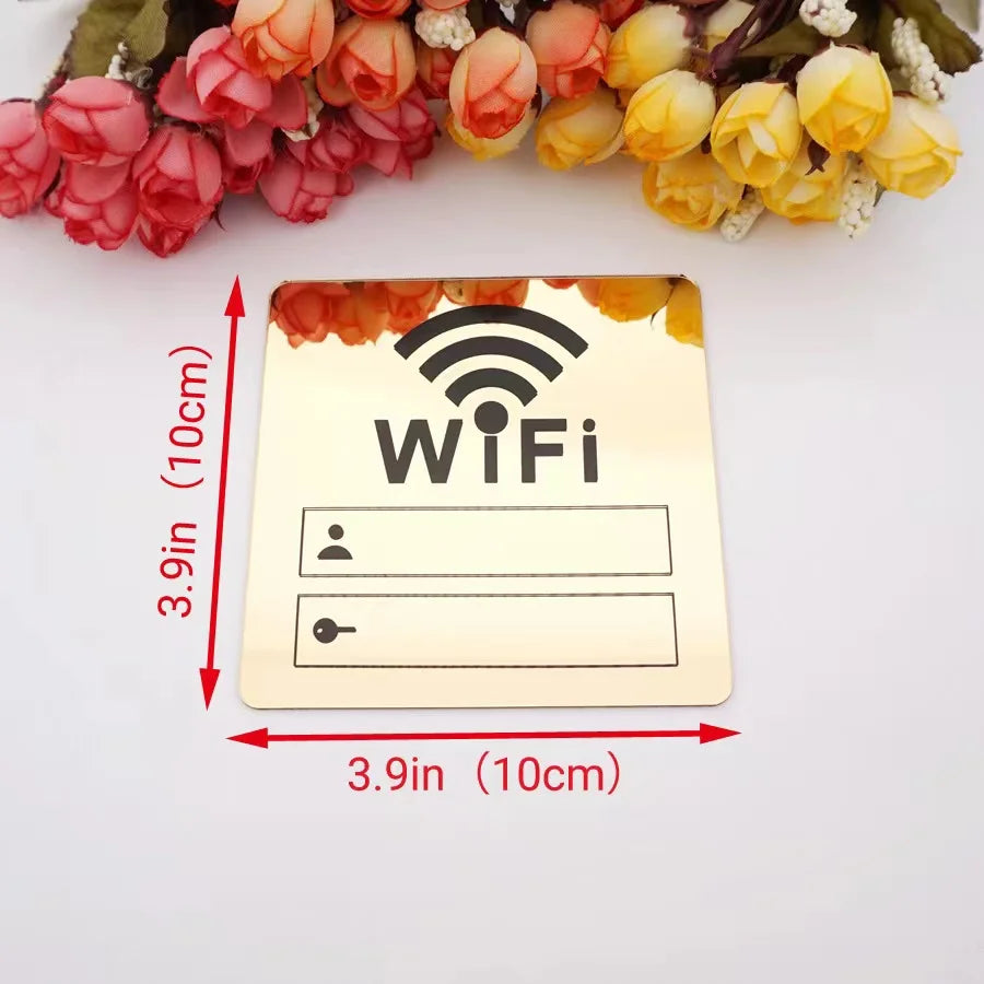 Wi-Fi info Sign