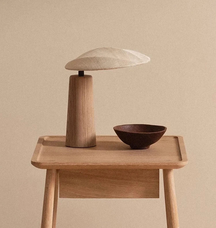 Wabi Sabi Solid Wood Table Lamp