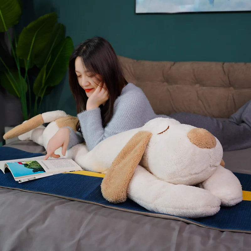 Giant Plush Sleeping Dog Toy