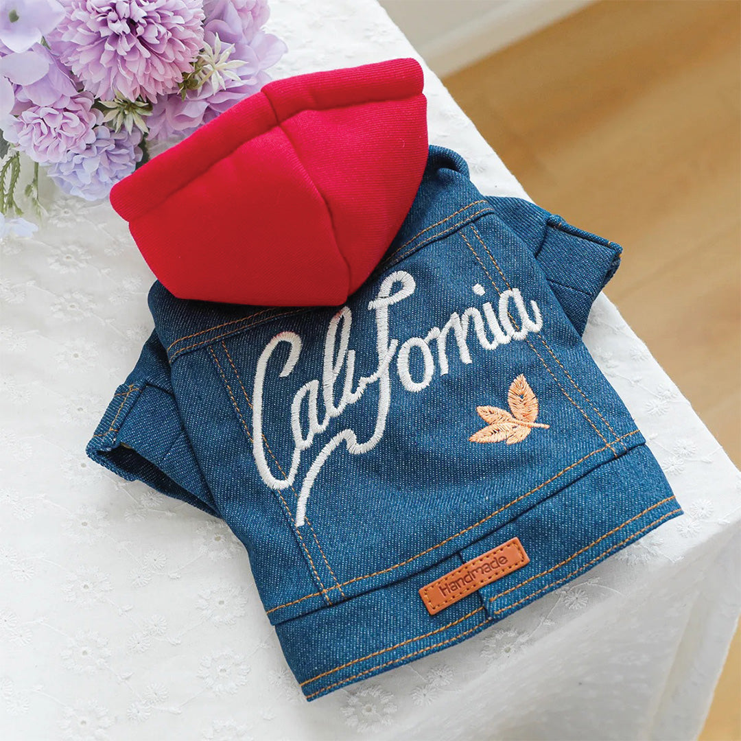 California Denim Dog Jacket