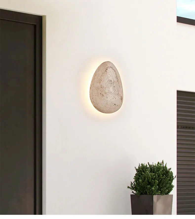 Yellow Cave Stone LED Wall Lamp