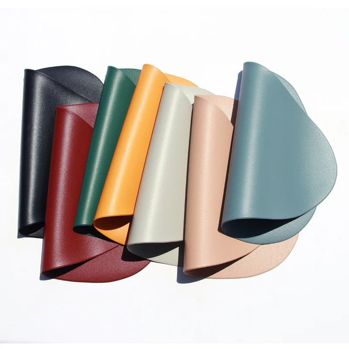 Waterproof Leathe tables Placemats