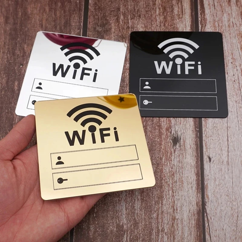 Wi-Fi info Sign