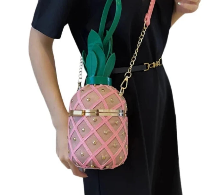 Pineapple Shape Leather Bags