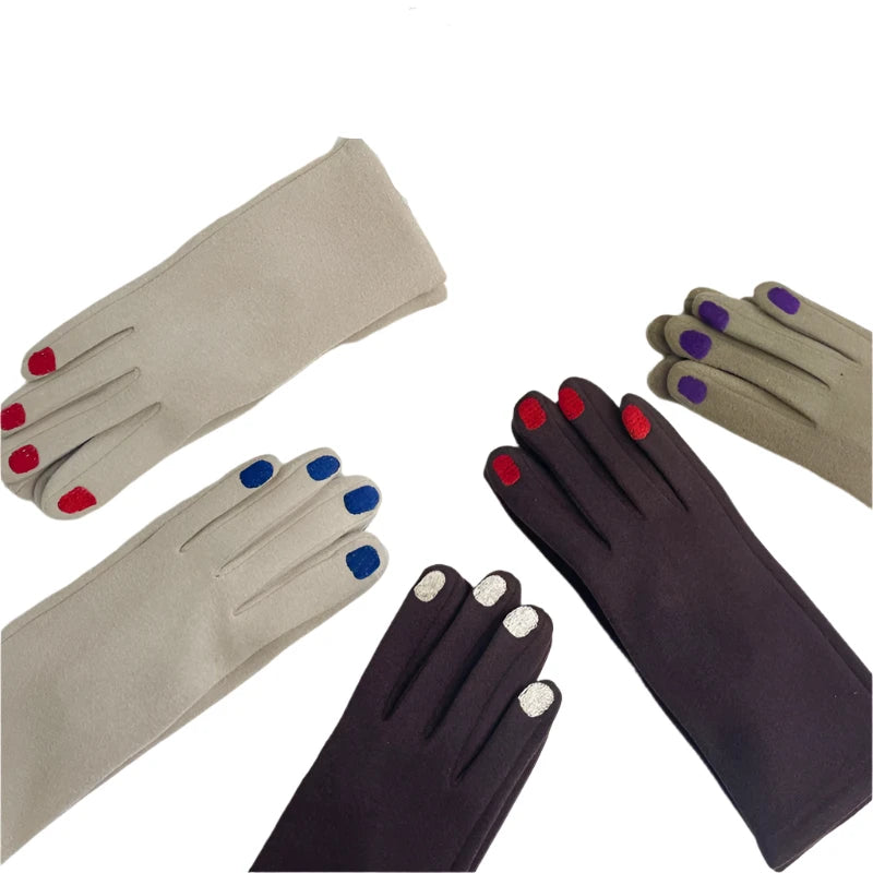 Fashion Nail Polish Gloves