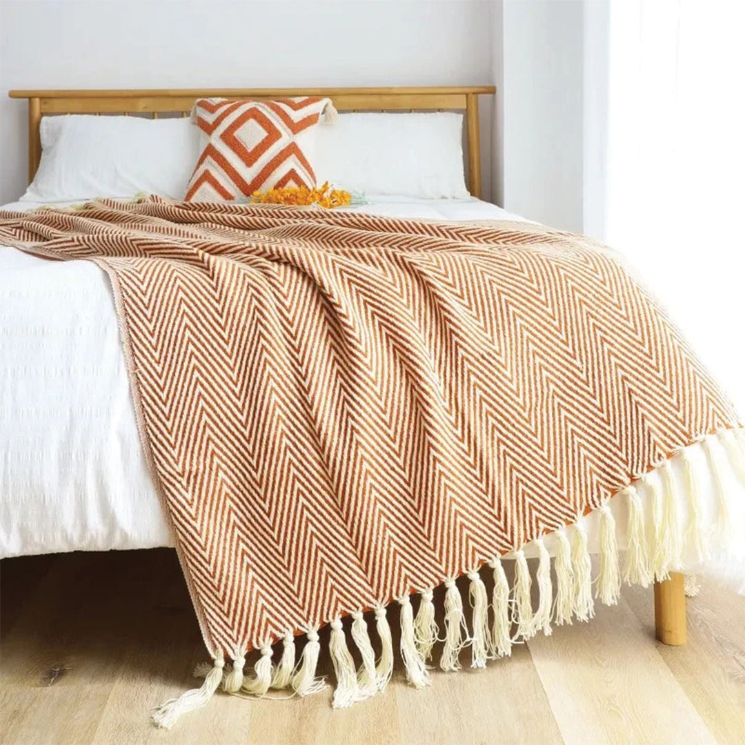 Thermosoft Striped Blanket