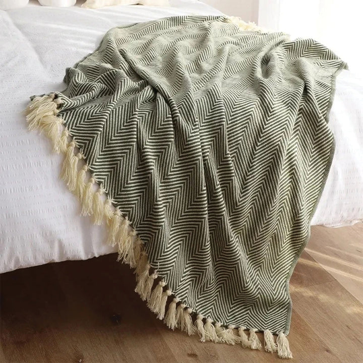 Thermosoft Striped Blanket