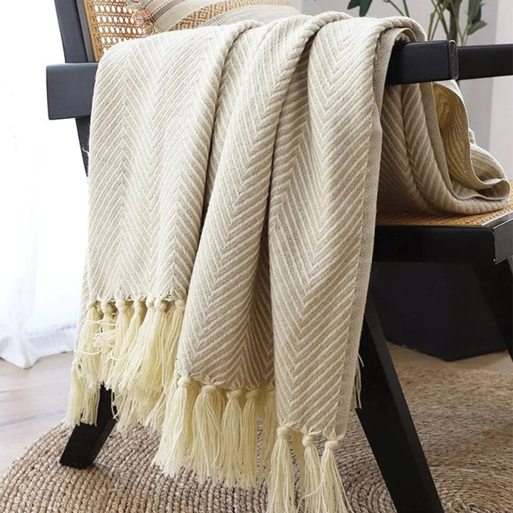 Thermosoft Striped Blanket