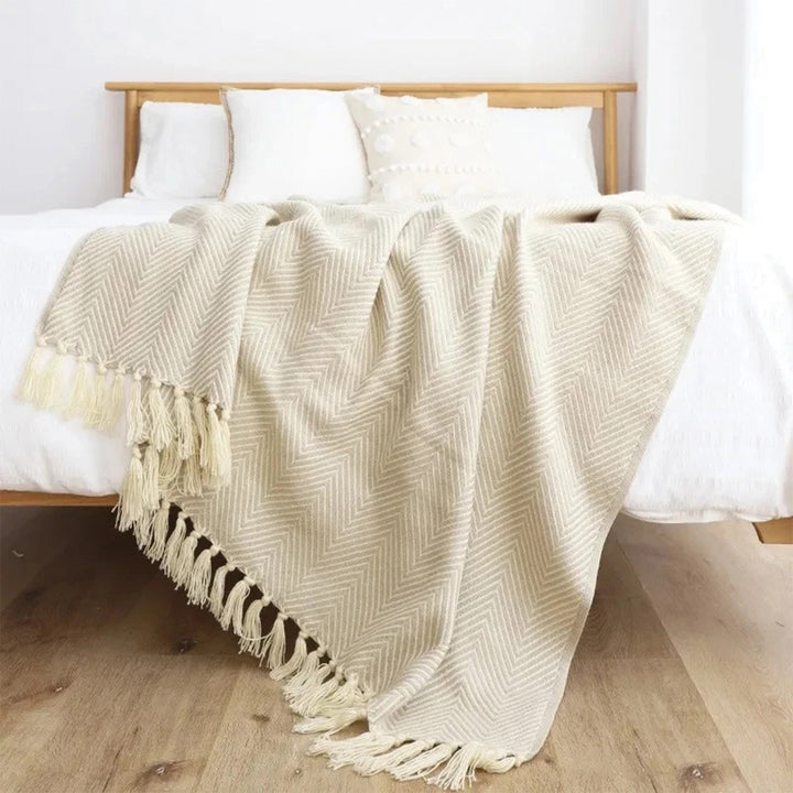 Thermosoft Striped Blanket