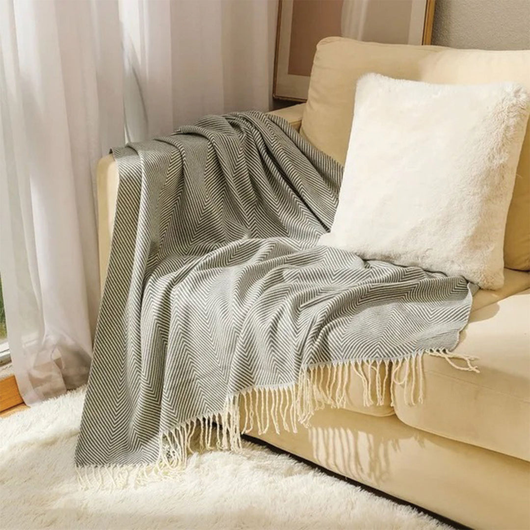 Thermosoft Striped Blanket