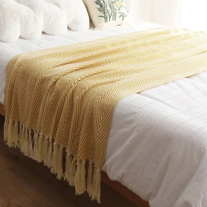 Thermosoft Striped Blanket