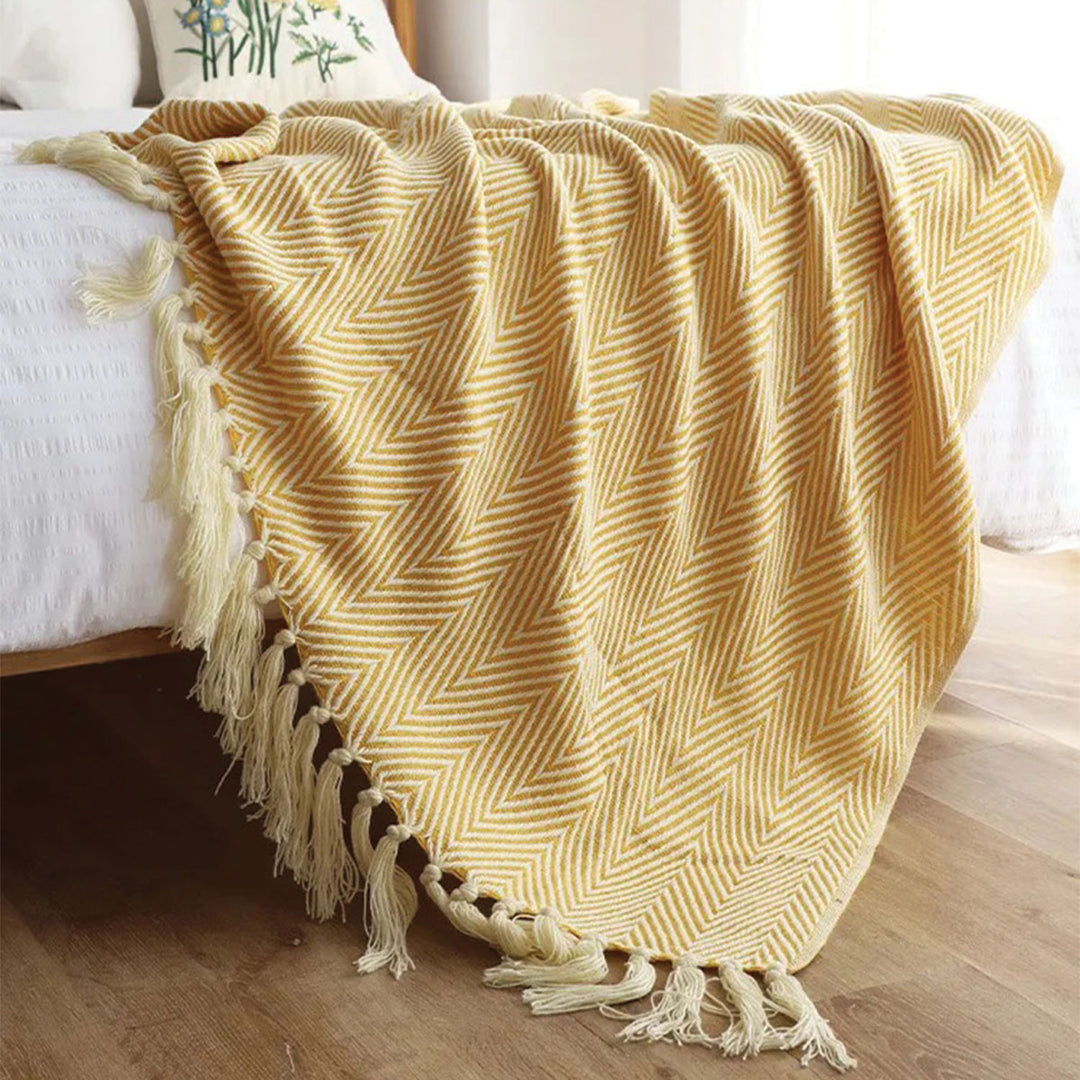 Thermosoft Striped Blanket