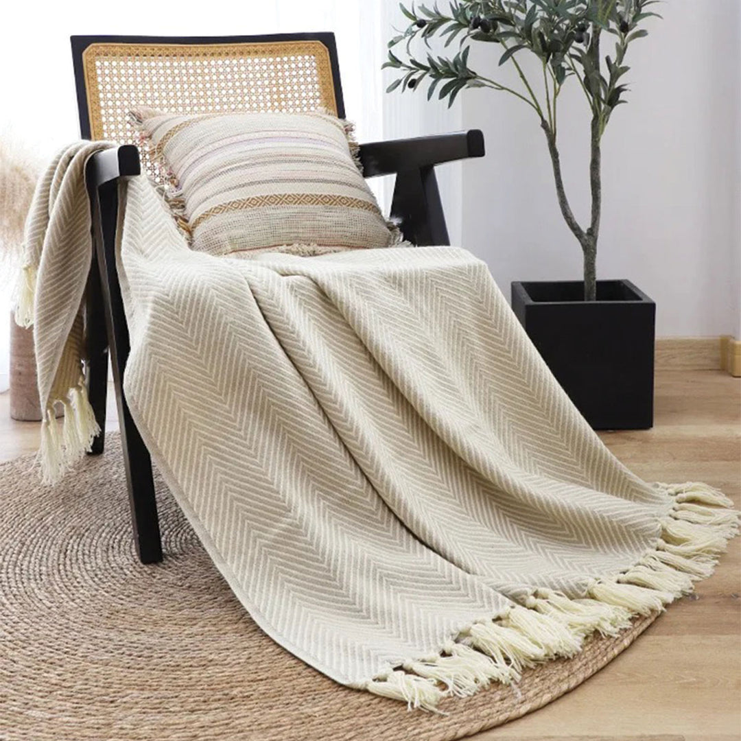 Thermosoft Striped Blanket